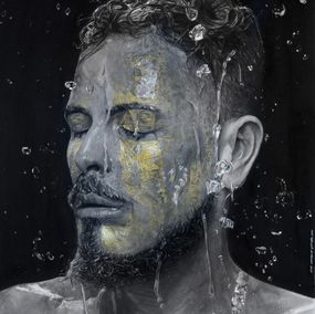 Gemälde, Golden Face, Jose Ladrón de Guevara