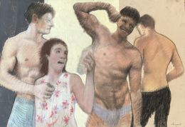 Dessin, Behind the scenes 1, Ilia Balavadze