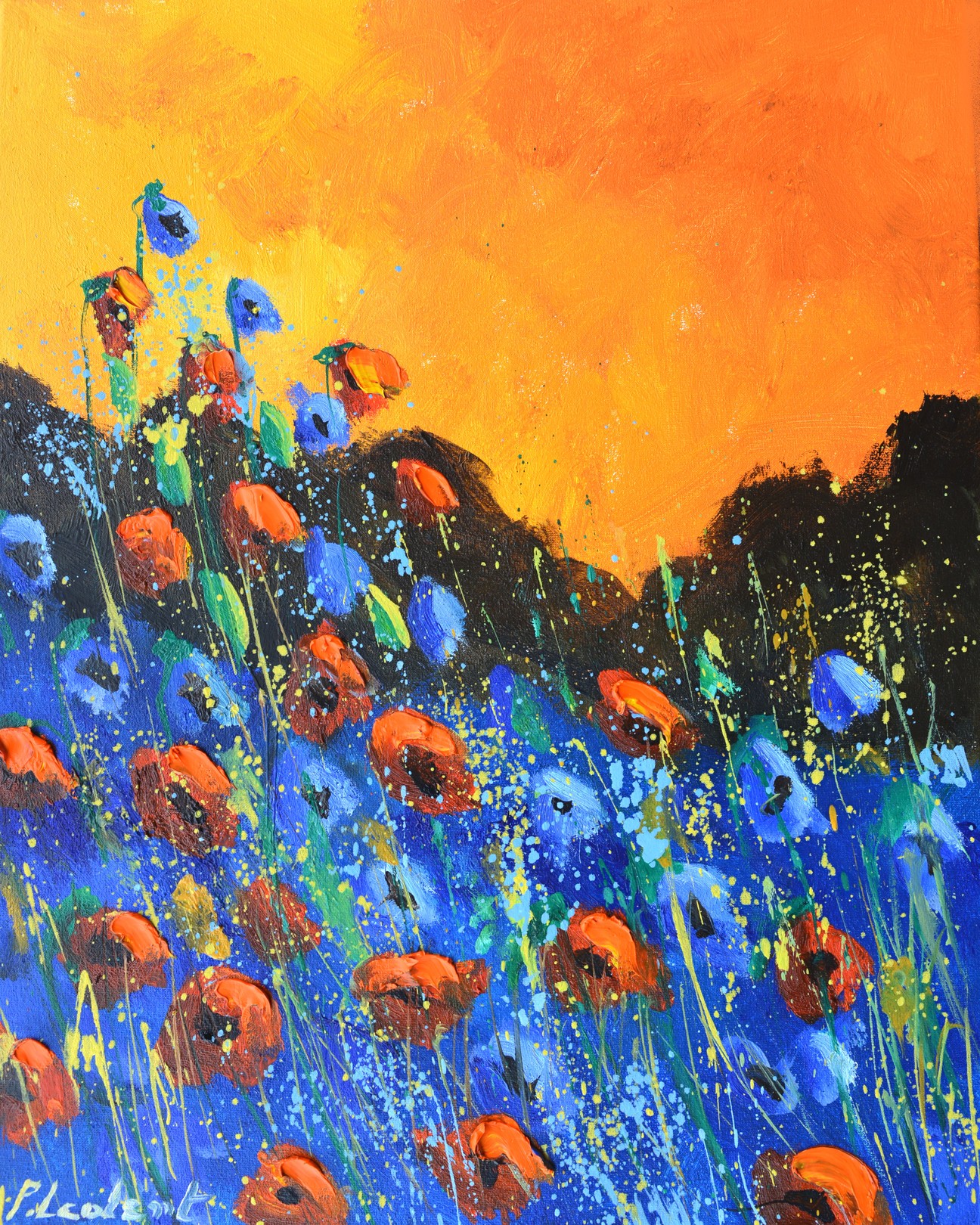 Pol Ledent, Crimson Whispers at Sunset Pol Ledent, Crimson Whispers at Sunset