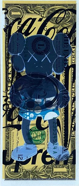 Print, Kaws & Cola on Yellow, Death NYC