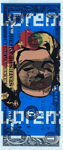 Print, Marilyn Blue, Death NYC