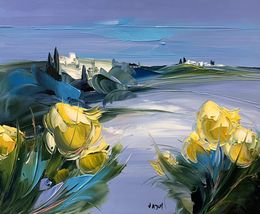 Painting, Les Tournesols, Véronique Vadon
