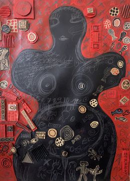 Gemälde, Vénus Carton n°4, Brigitte Derbigny