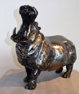 Sculpture, Hippopotame, Jean-No