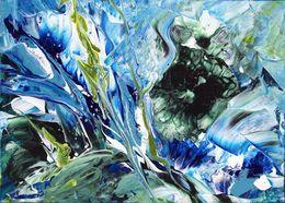 Painting, Eclats d'écume 131, Joëlle Kem Lika