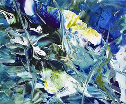 Painting, Eclats d'écume 132, Joëlle Kem Lika
