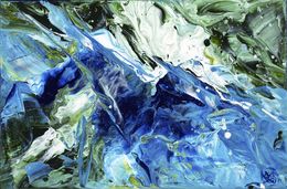 Painting, Eclats d'écume 139, Joëlle Kem Lika