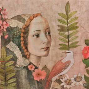 Painting, Dedicated to Botticelli 4, Olga Marciano