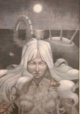 Dessin, Lady Nell’Acqua, Samuel Franceschi