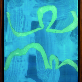 Painting, Blue wave, Kitikong Tilokwattanotai