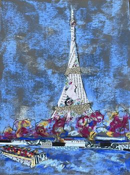 Zeichnungen, Les péniches du pont de Bir-Hakeim, Isabelle Hirtzig