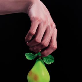 Gemälde, The weight of acceptance (pear), Ian Stone