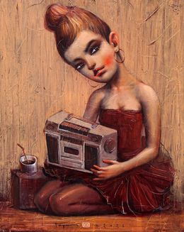 Peinture, Retro ballet, Nikolai Angelov-Gary