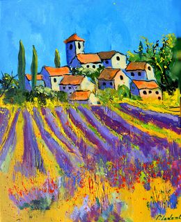 Peinture, Brushstrokes of a Golden Noon in Provence, Pol Ledent