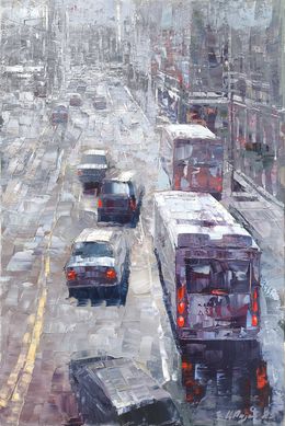 Peinture, City in Motion, Kamo Atoyan