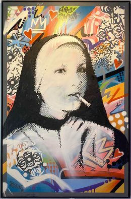 Gemälde, La nonette à la clope, Florkey