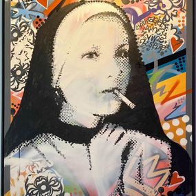 Painting, La nonette à la clope, Florkey