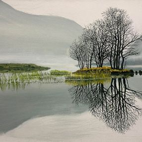 Gemälde, Meditación, Paco Ascón Callejo