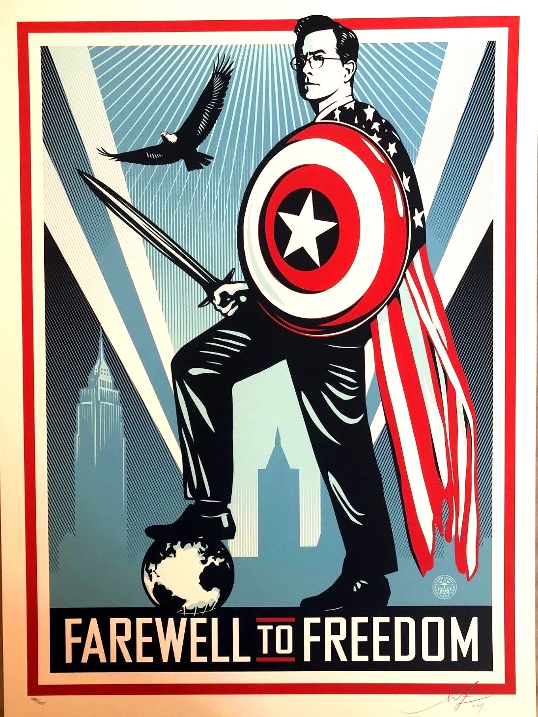 Shepard Fairey (Obey), Farewell to Freedom Shepard Fairey (Obey), Farewell to Freedom