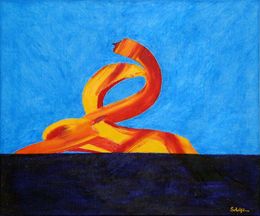 Peinture, The Swimmer, Richard Solstjärna