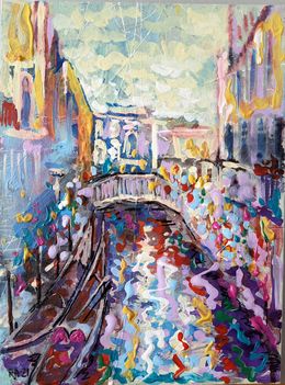 Painting, Bridge in Venice 2, Rakhmet Redzhepov (Ramzi)