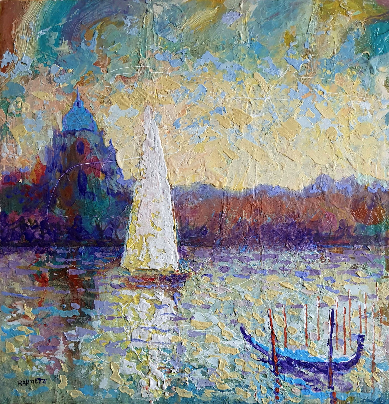 Rakhmet Redzhepov (Ramzi), Evening Venice Rakhmet Redzhepov (Ramzi), Evening Venice
