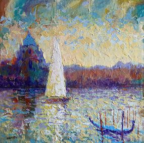 Peinture, Evening Venice, Rakhmet Redzhepov (Ramzi)