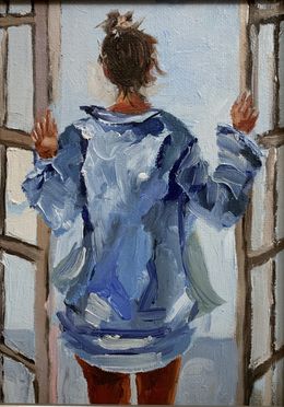 Gemälde, Woman, Blue Horizon, Schagen Vita