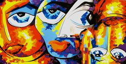 Painting, Friends, Hani Badawi Leo