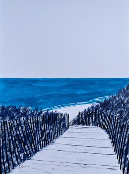Gemälde, Bord de mer, Frédéric Cadiou