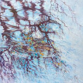 Peinture, Tout un monde dans une flaque, Nadine Pillon