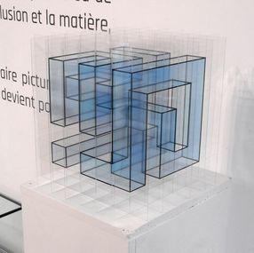 Sculpture, Snake I - blue - (UV print: large) 2020, Go Segawa