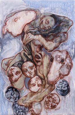 Peinture, Mother, Two Heads of Sheep, and Consequences, Dagmar Gertrot