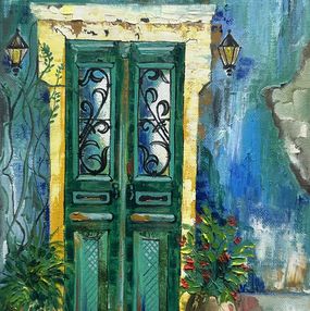 Gemälde, To a Mediterranean Courtyard, Arevik Gasparyan