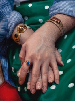 Painting, Emerald and jewelled, Ian Stone