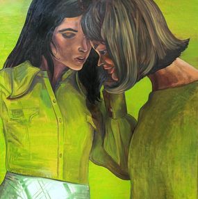 Gemälde, Figures in Green, Noah Becker
