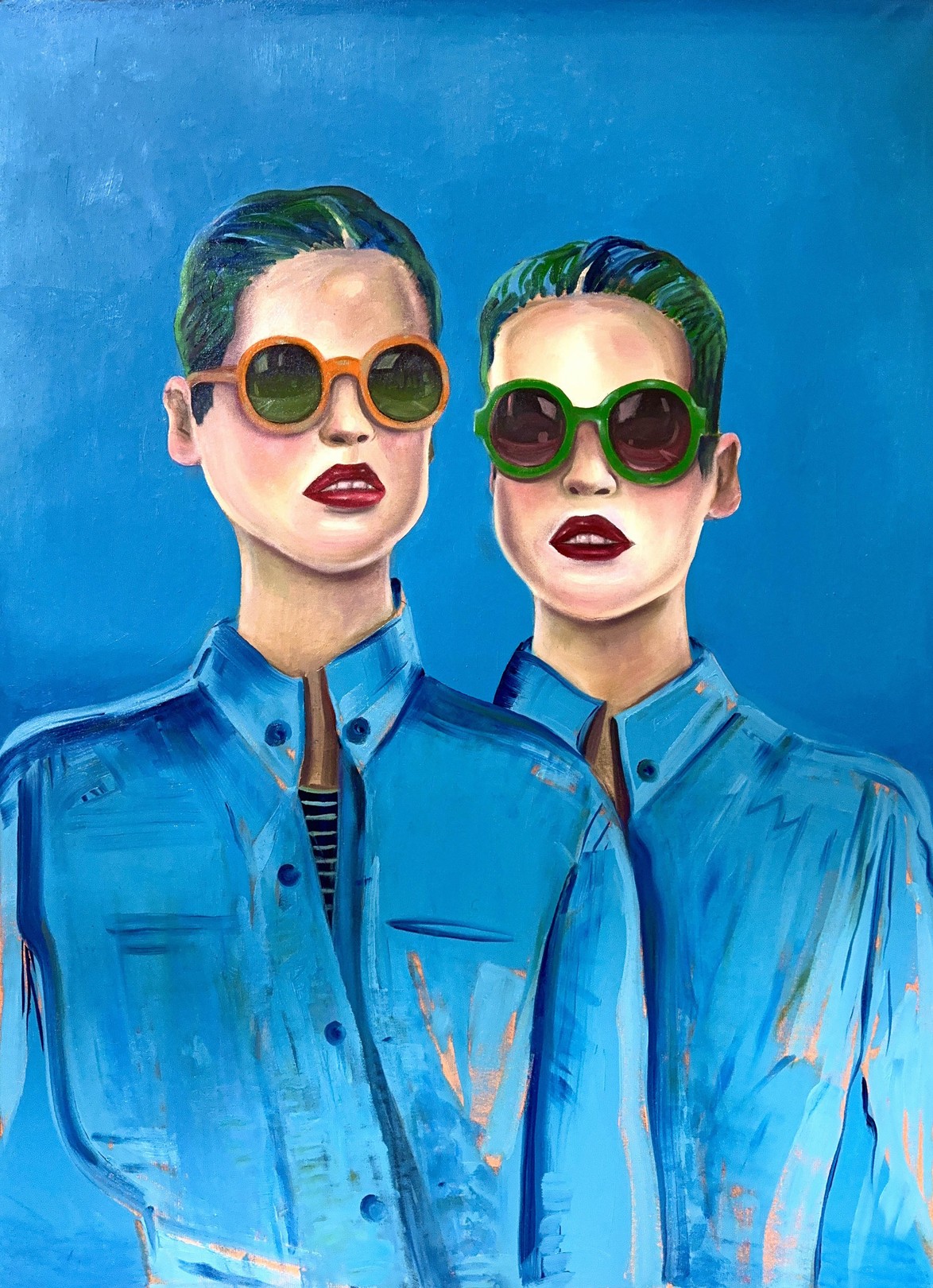 Noah Becker, Figures in Glasses Noah Becker, Figures in Glasses