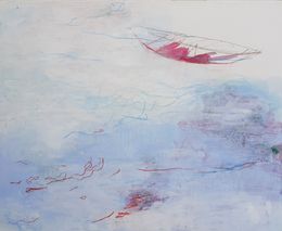 Gemälde, Le monde d’oiseaux - Une barque, Nao Kaneko