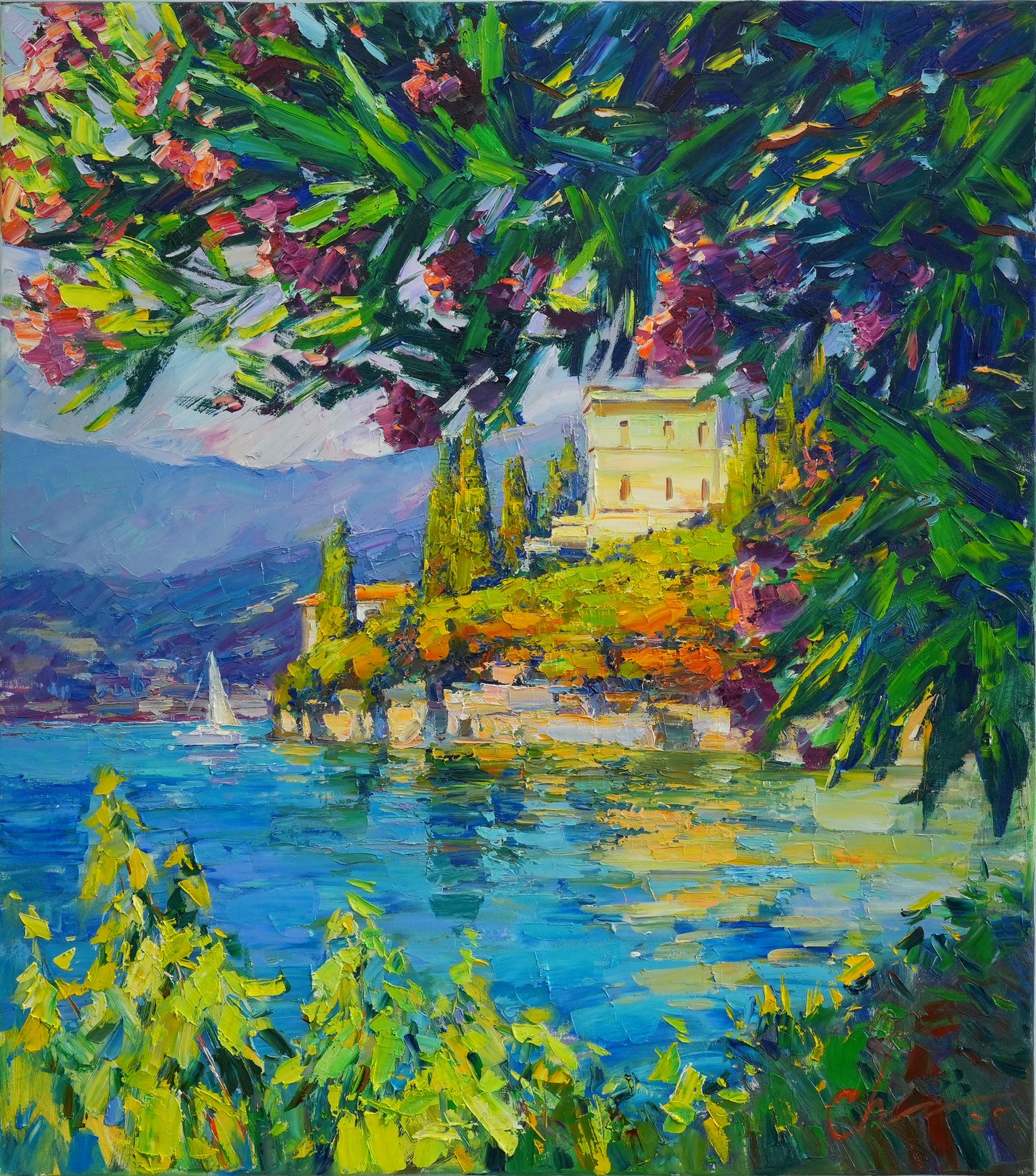 Serhii Cherniakovskyi, Lake Como Serhii Cherniakovskyi, Lake Como