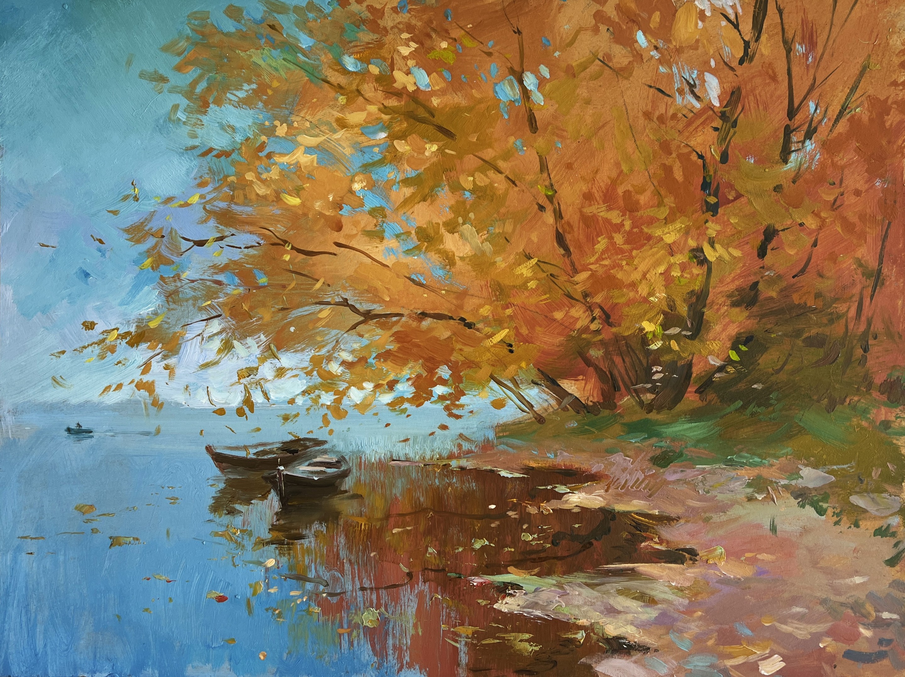 Suprunchuk Yuriy, The whisper of autumn leaves over the river Suprunchuk Yuriy, The whisper of autumn leaves over the river