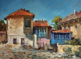 Gemälde, Warm wind on the streets, Suprunchuk Yuriy