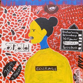 Painting, Sisu, Olumide Ajayi