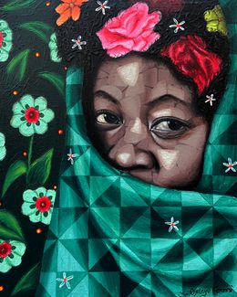 Painting, Embrace (Nature) 3, Oyeleye Feranmi