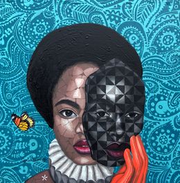 Painting, Unmask, Oyeleye Feranmi