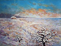 Gemälde, Winter,Apples,Dunes, Rakhmet Redzhepov (Ramzi)