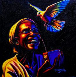 Painting, Goodnews 5, Awosola Michael Angello