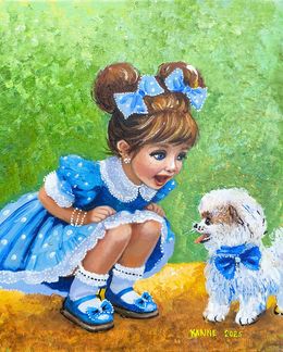 Peinture, Innocents in Blue, Karine Harutyunyan