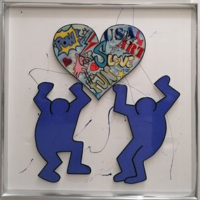 Gemälde, Tribute to Keith Haring, Shelby