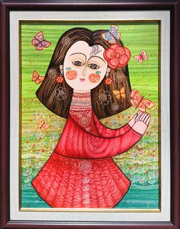 Gemälde, Dance with Butterflies, Armen Vahramyan