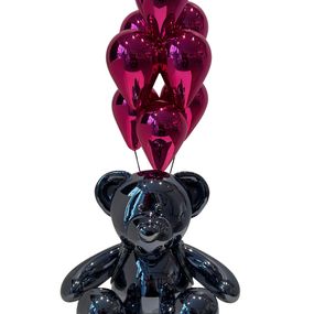 Sculpture, Teddy Balloons Elevation Rose, Nicolas Krauss